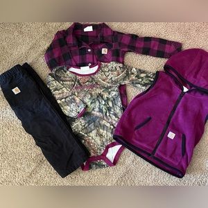 Girls Carhartt outfit-4 piece